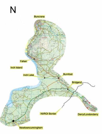 Bridgend to Buncrana & Newtowncunningham Greenway